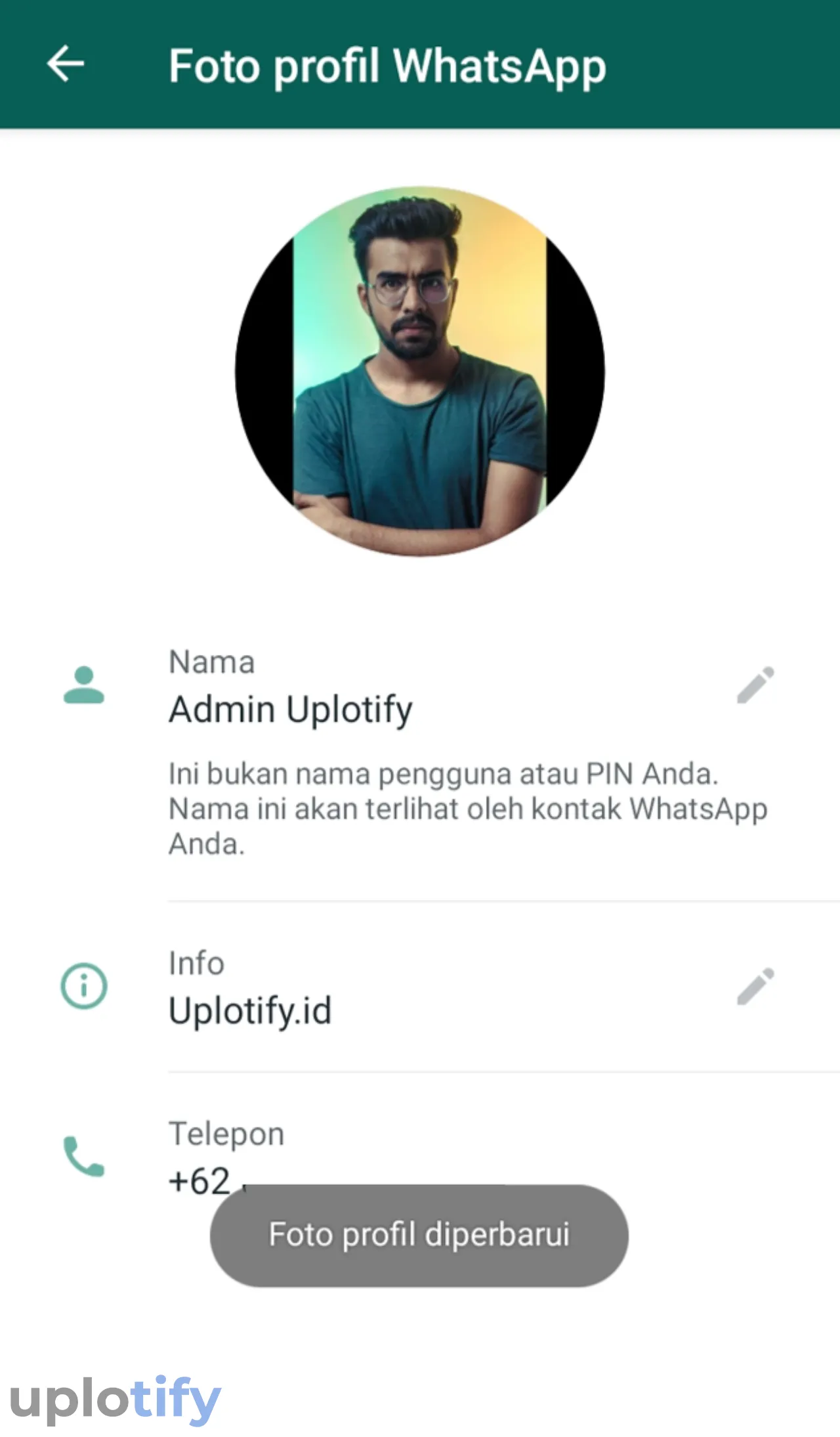 Ukuran Foto Profil Whatsapp Dan Cara Buat Dp Jadi Full