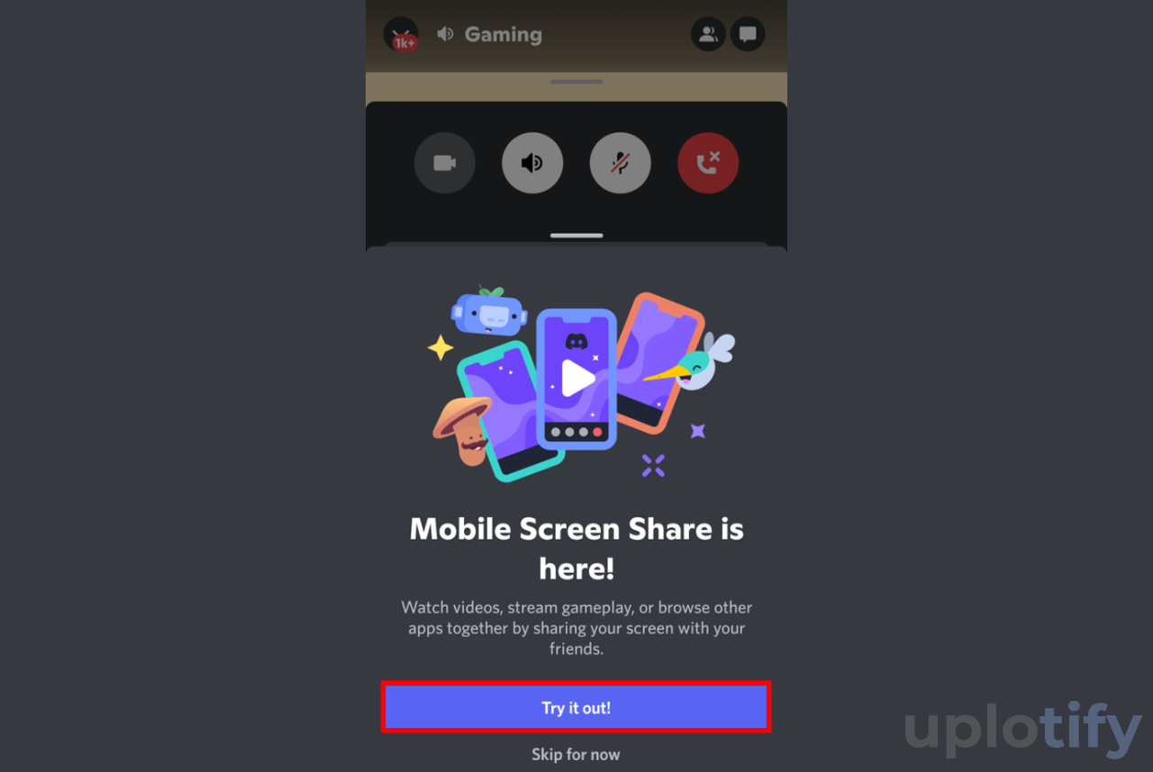 Jalankan Share Screen