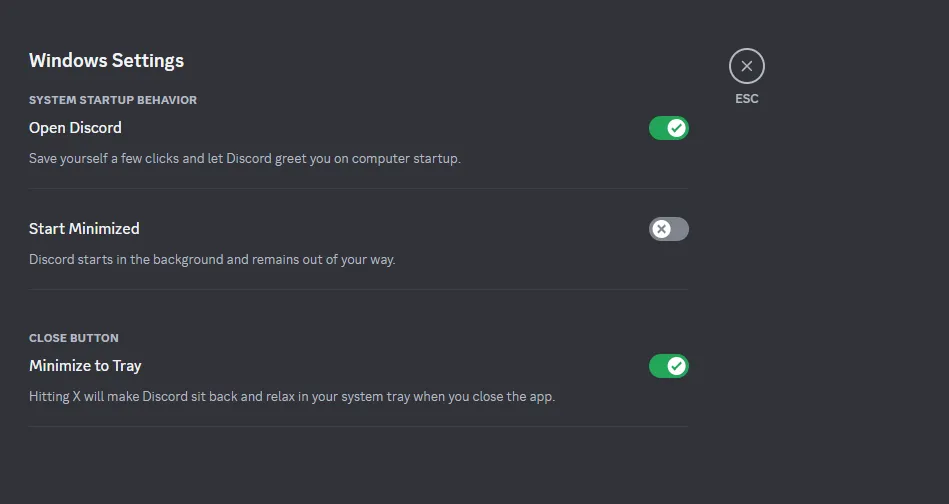 Cara Mematikan Auto Start di Discord